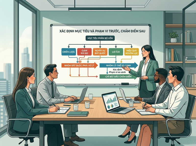 Tiêu chí ưu tiên đầu tư giúp xếp hạng nhu cầu minh bạch và nhất quán